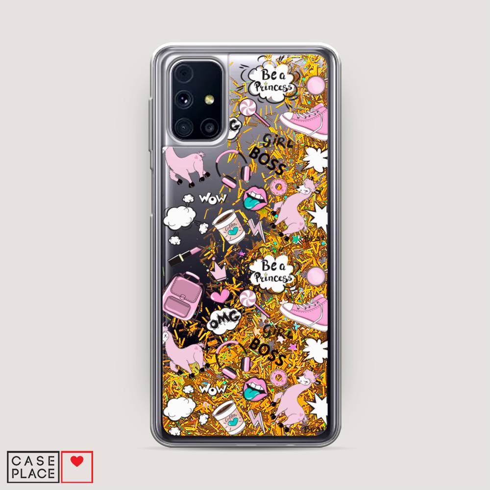 

Чехол Awog на Samsung Galaxy M31s / Самсунг M31s "Стильная лама", Голубой;белый;розовый, 2101490-1