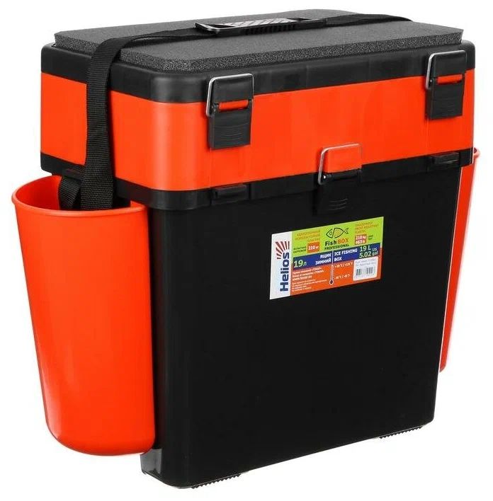 

Ящик зимний FishBox односекционный 19л оранжевый Helios, Оранжевый;черный, FishBox