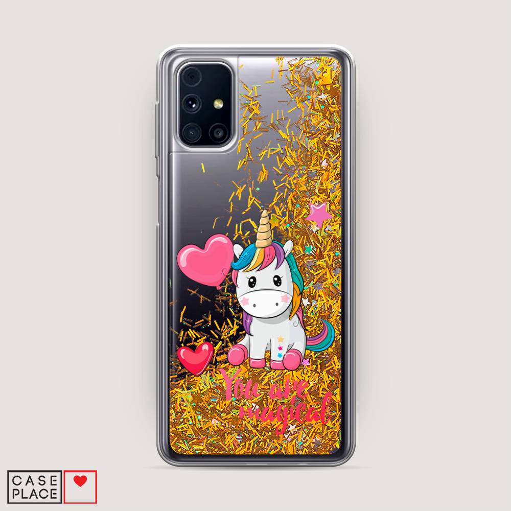 

Чехол Awog на Samsung Galaxy M31s / Самсунг M31s "Волшебная единорожка", Розовый;серый, 2101490-1