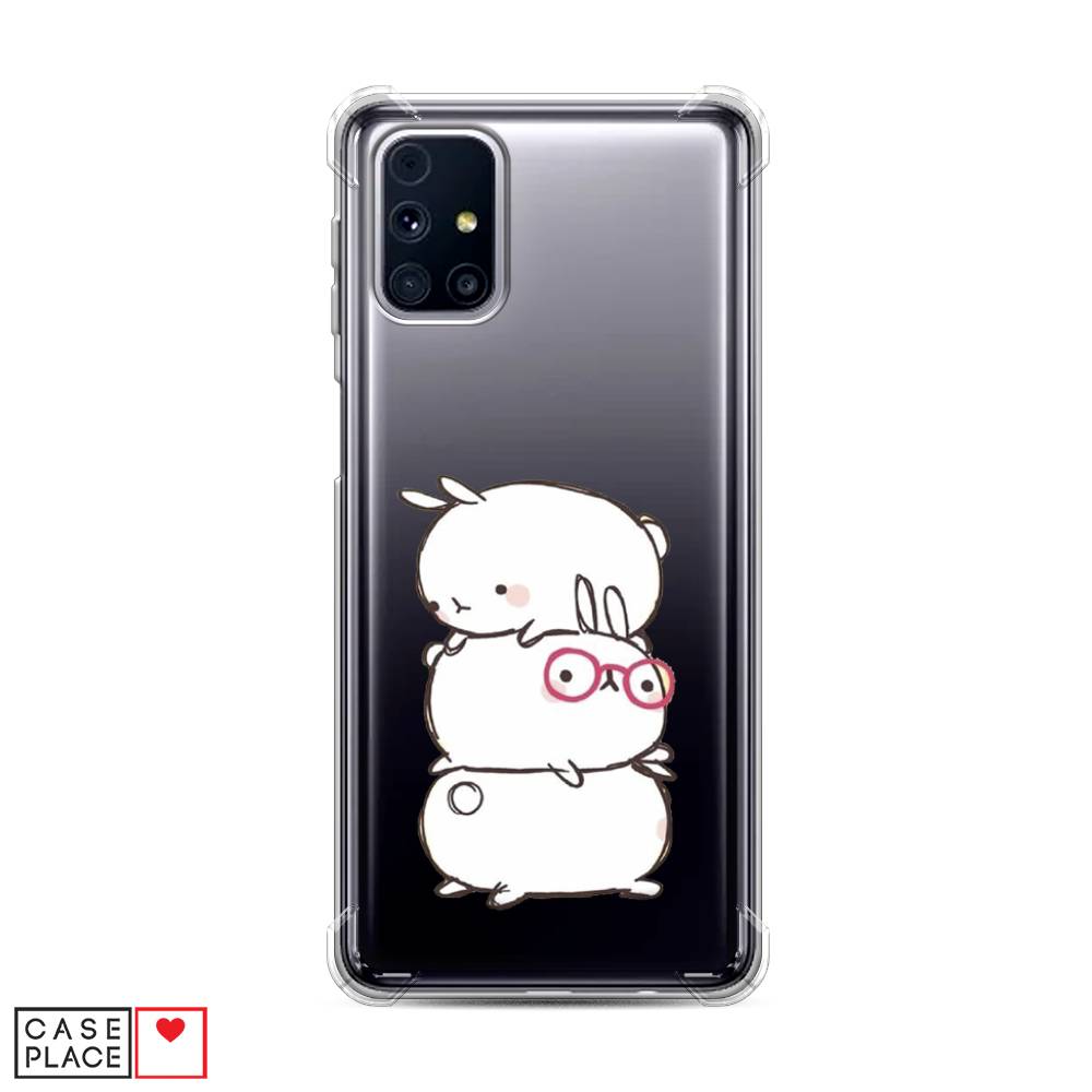 

Чехол Awog на Samsung Galaxy M31s / Самсунг M31s "Бутерброд", Розовый, 2101451-1