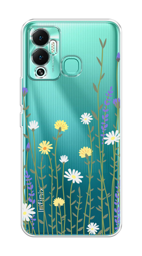 

Чехол на Infinix Hot 12 Play "Ромашка и лаванда", Зеленый;желтый;прозрачный, 3101750-1