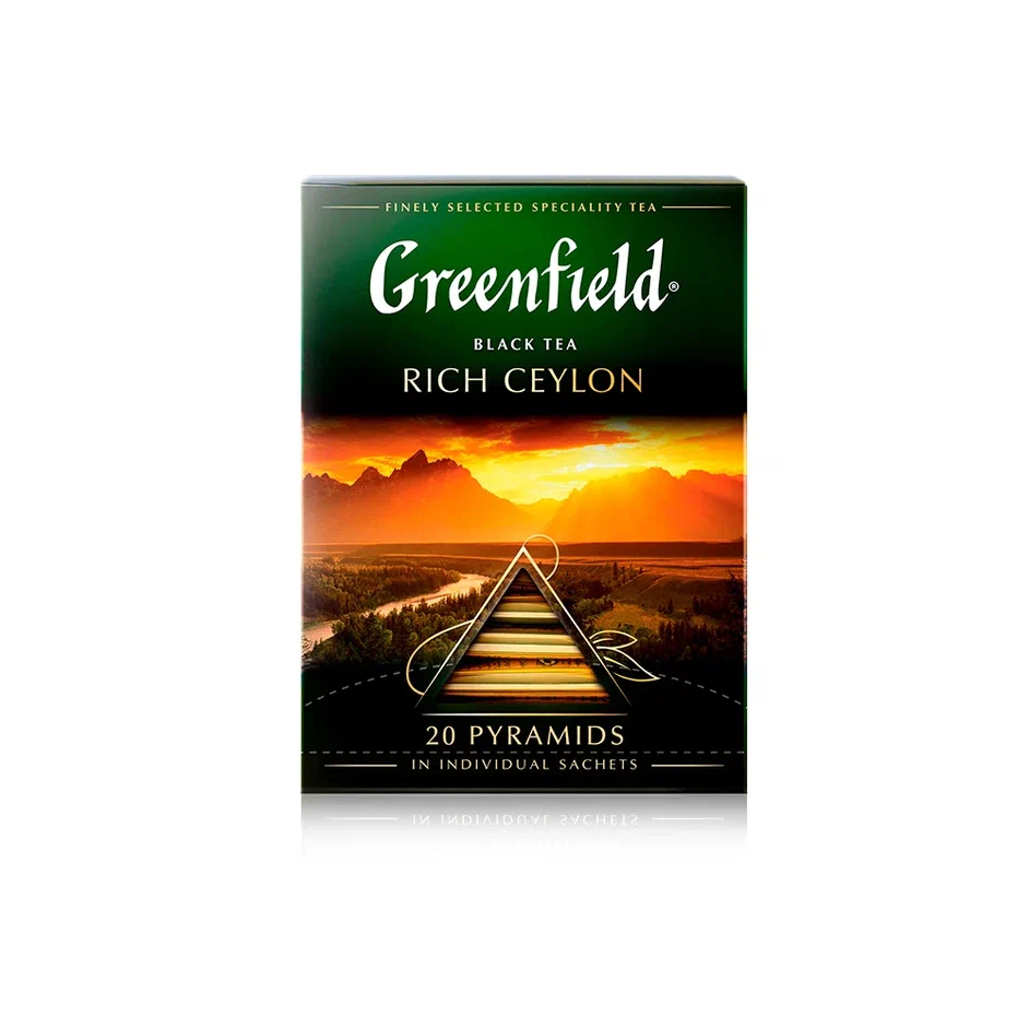 

Чай чёрный Greenfield Rich Ceylon, 20 пакетиков