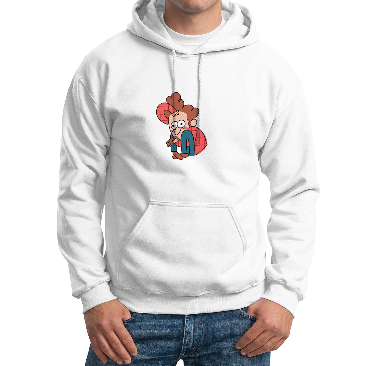 

Толстовка Худи белая Гравити Фолз Gravity falls Amino, Белый, 6M041297