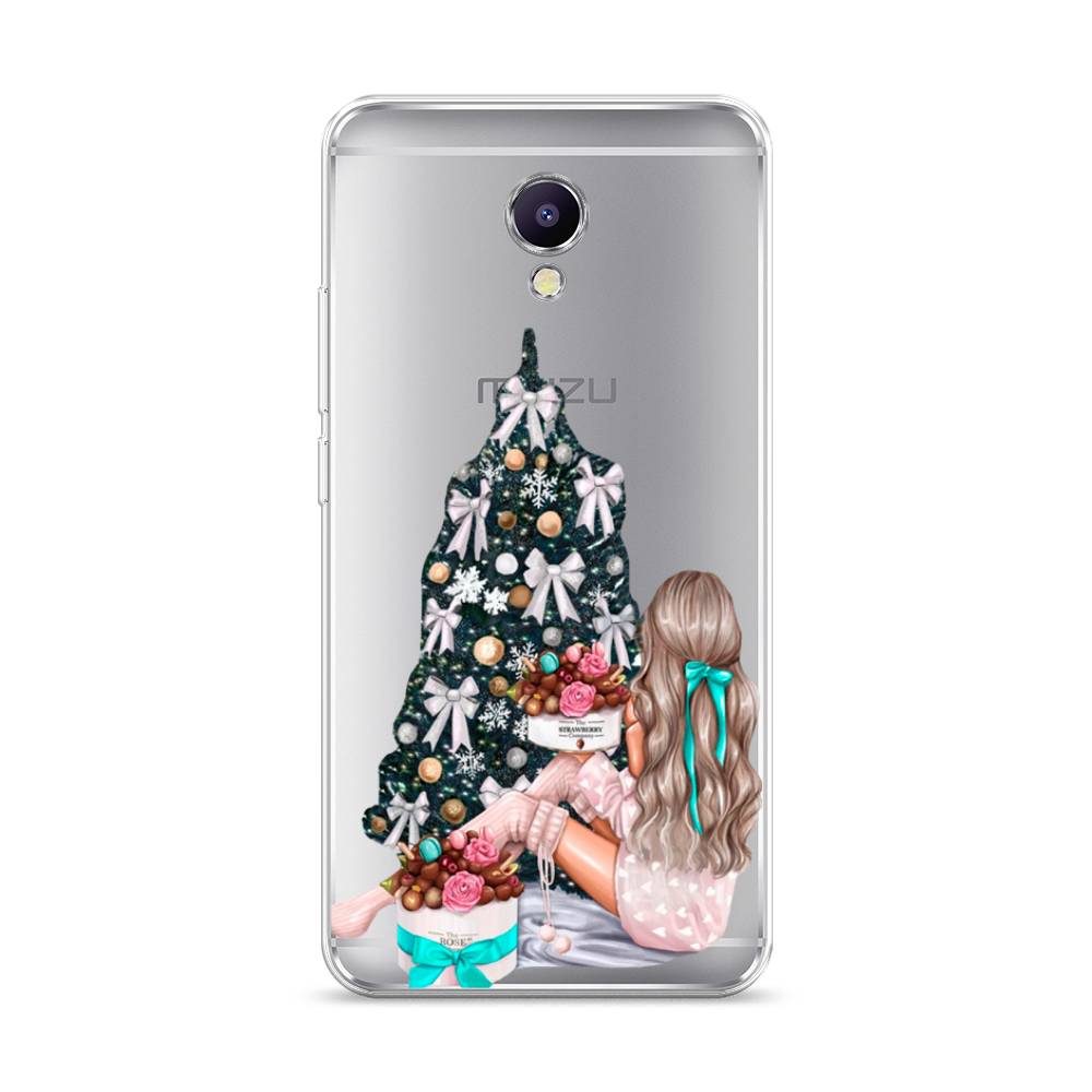 

Чехол на Meizu M5 Note "New Year", Зеленый;бежевый;голубой, 71650-5