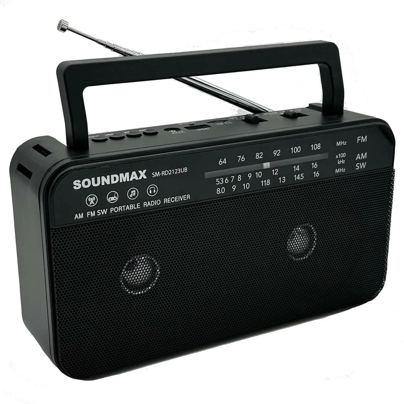 

Радио Soundmax SM-RD2123UB, Черный, SM-RD2123UB