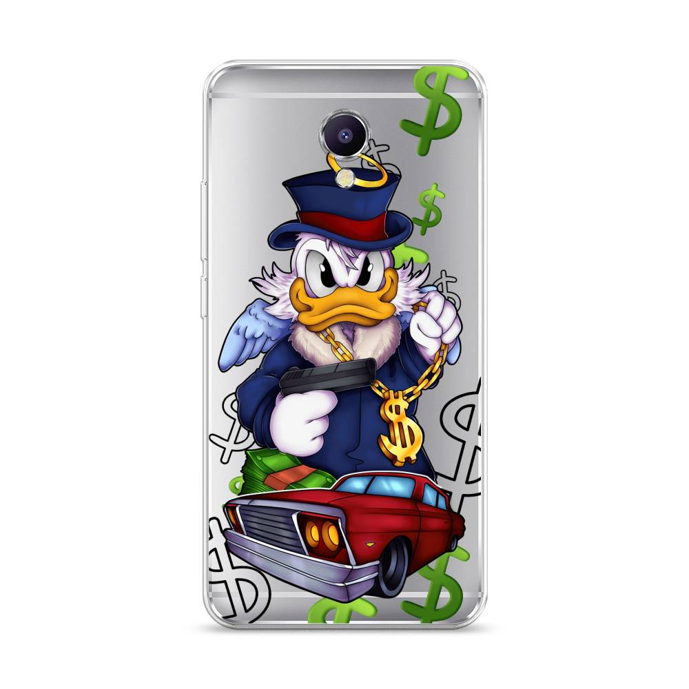 

Чехол на Meizu M5 Note "Scrooge McDuck with a Gold Chain", Красный;синий;белый, 71650-6