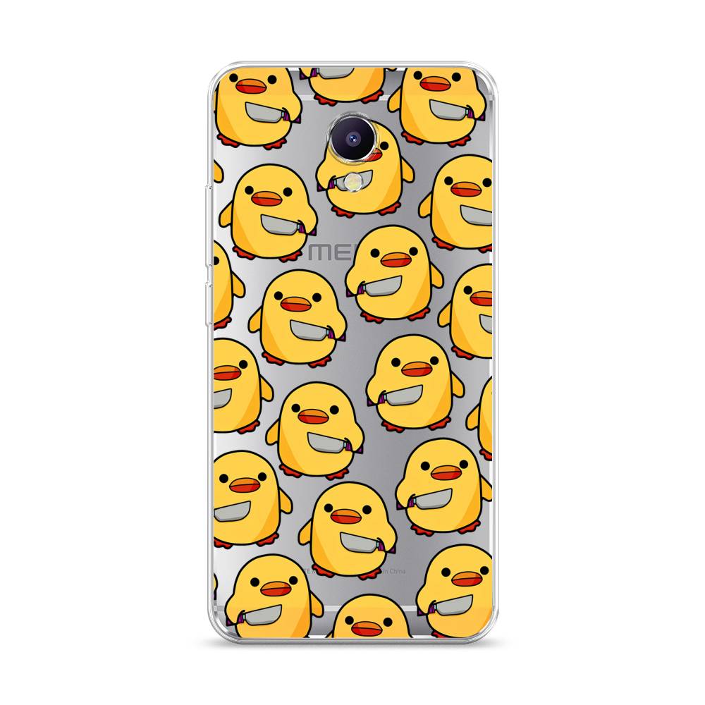 

Чехол на Meizu M5 Note "Утка с ножом", Прозрачный;желтый;оранжевый, 71650-1