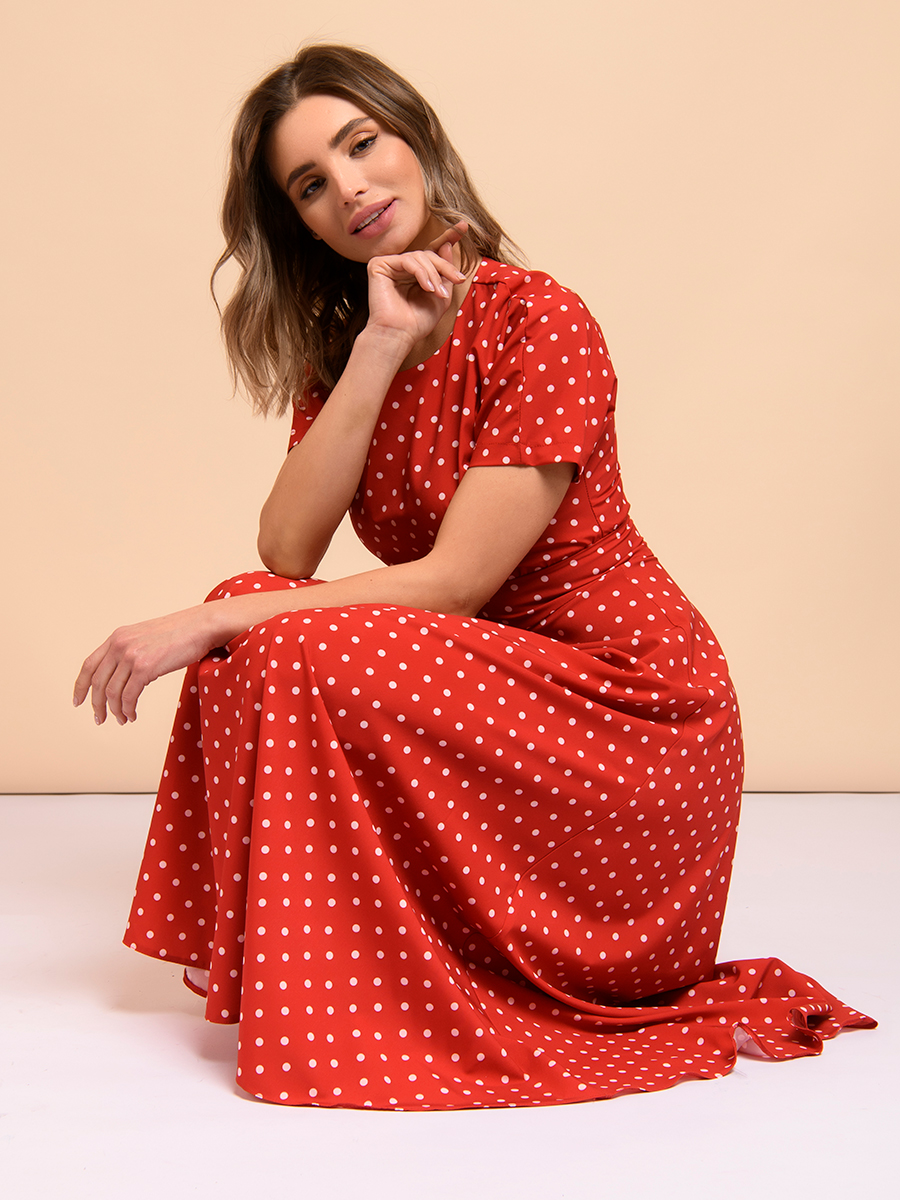 

Платье женское 1001dress 0132101-01802RD красное 40 RU