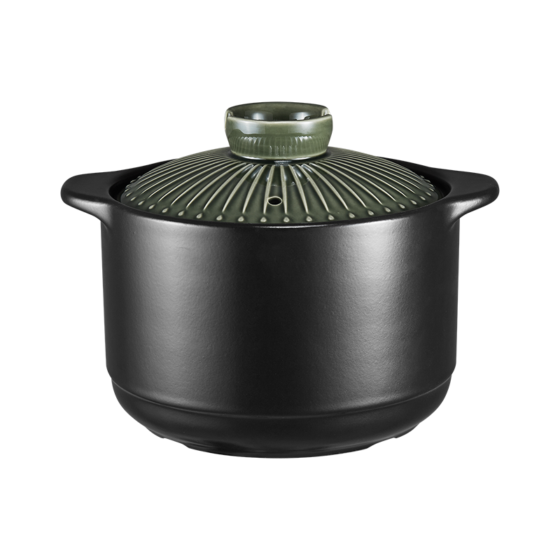 

Кастрюля Crystal Kitchen Ceramic Casserole 4.2L Black SZB-4.2L, Черный, SZB-4.2L