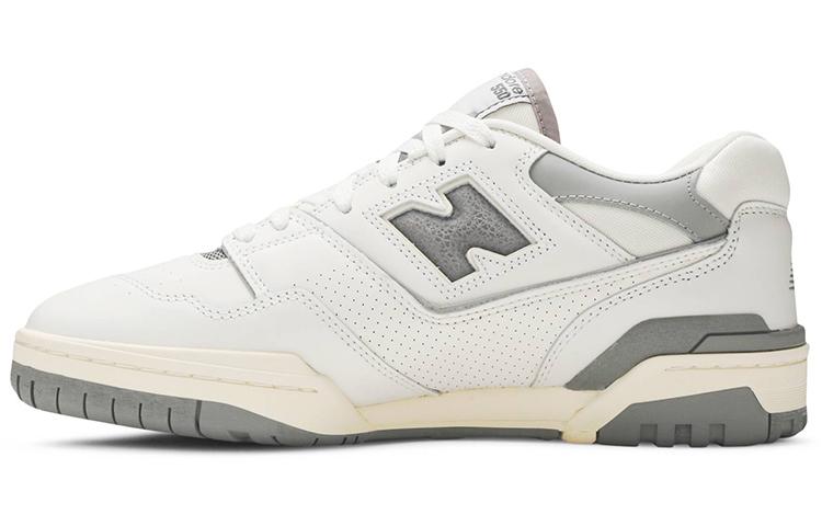 

Кеды унисекс New Balance Aim Leon Dore NB 550 Silver белые 38.5 EU, Белый, Aim Leon Dore x New Balance NB 550 Silver