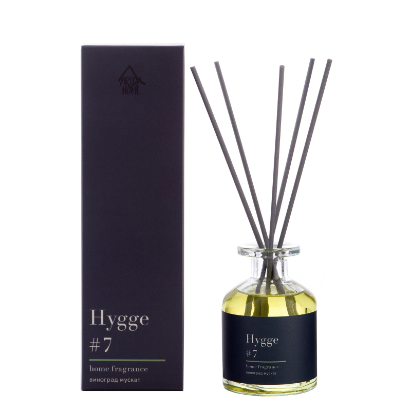 

Аромадиффузор с палочками Hygge #7 Виноград мускат 100 мл