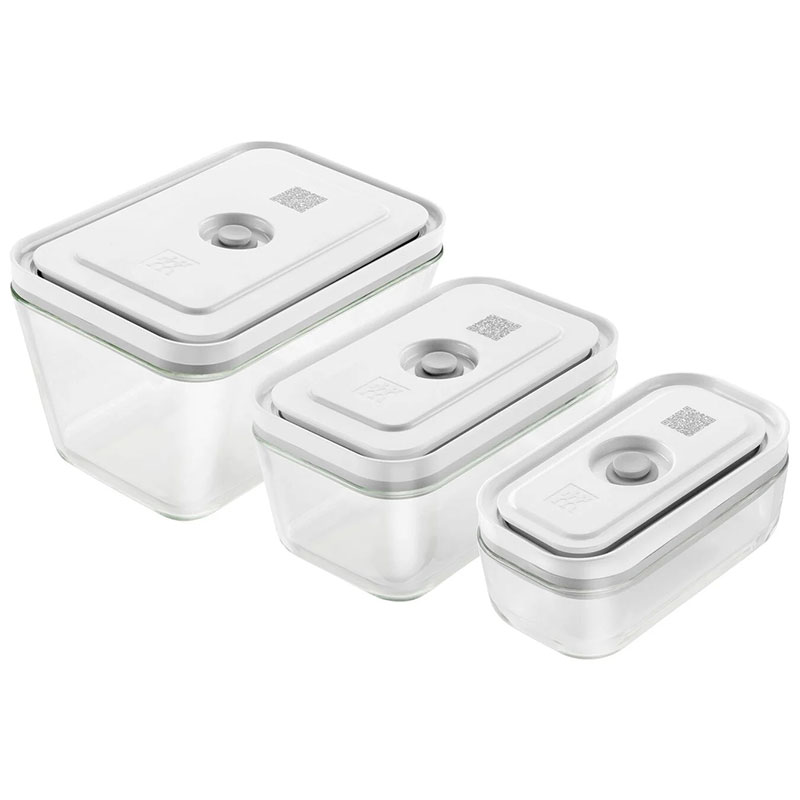 

Набор контейнеров для вакуумного хранения Zwilling Fresh&Save размер S/M/L, 3шт, Прозрачный