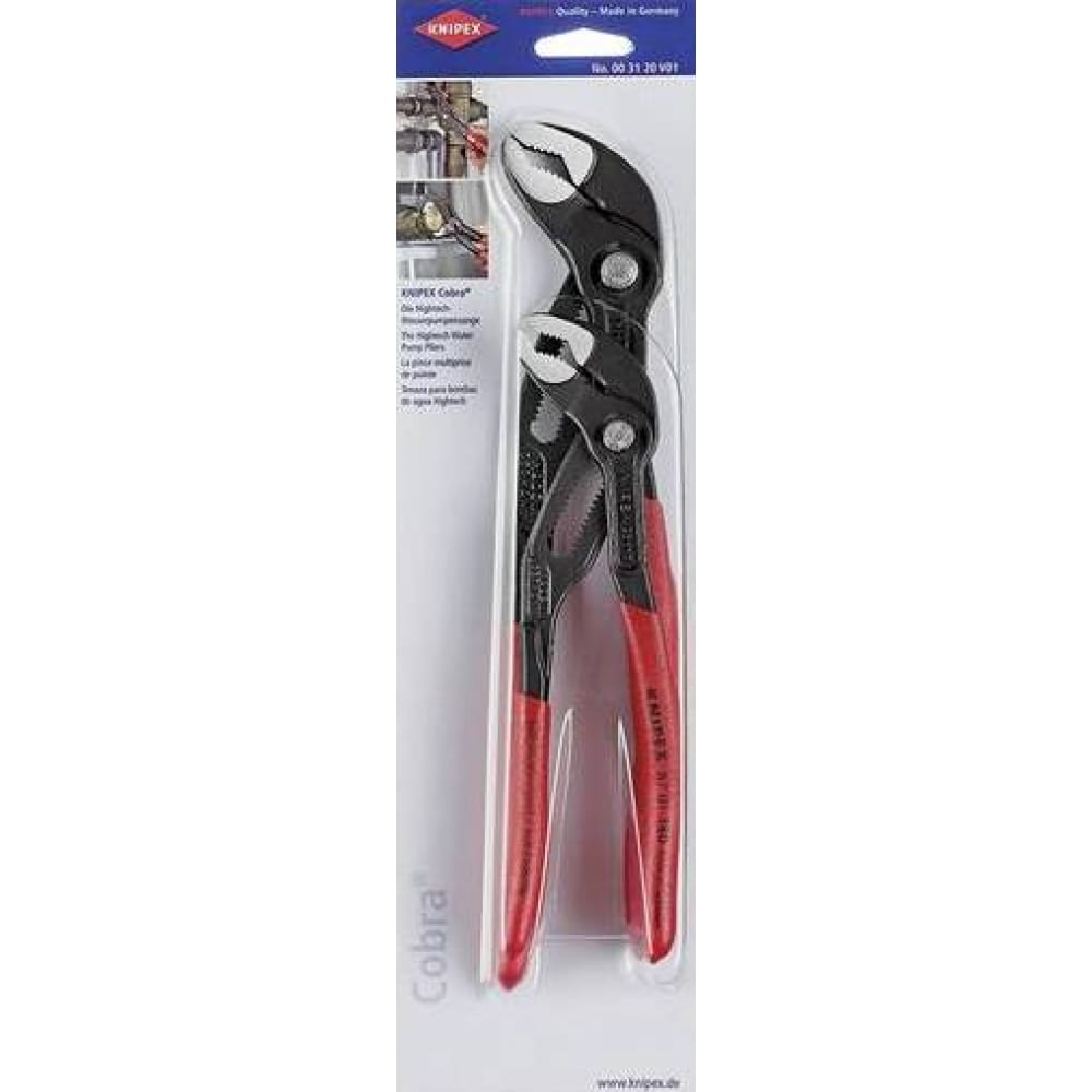 фото Клещевой ключ в наборе knipex kn-003120v01