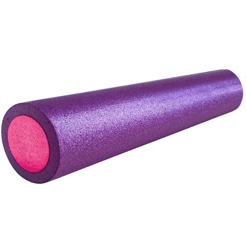 

Ролик для йоги и пилатеса Спортекс PEF60 60x15 см, фиолетовый/розовый, PEF60