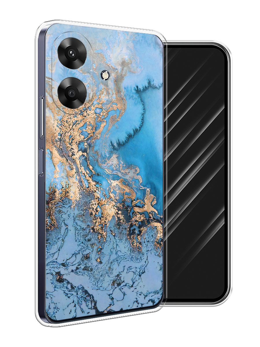 

Чехол Awog на Realme Note 60 "Морозная лавина синяя", Серебристый, 2518550-1