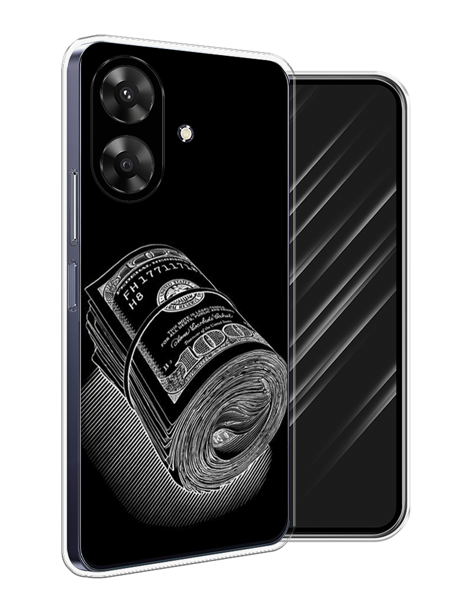 

Чехол Awog на Realme Note 60 "Кубышка денег", Черный;серебристый, 2518550-1