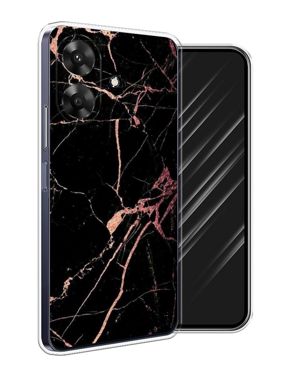 

Чехол Awog на Realme Note 60 "Мрамор розовое золото", Черный;розовый, 2518550-1