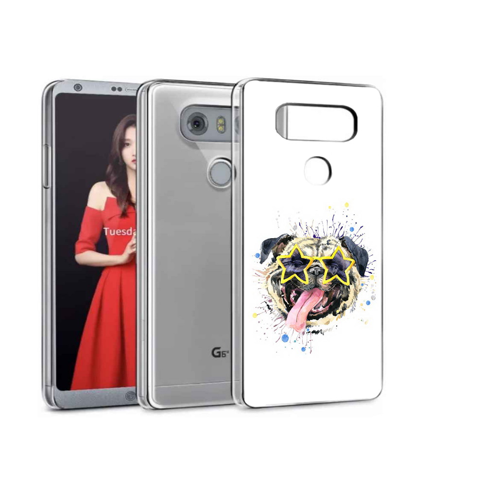 

Чехол MyPads Tocco для LG G5 мопс боксер, Прозрачный, Tocco