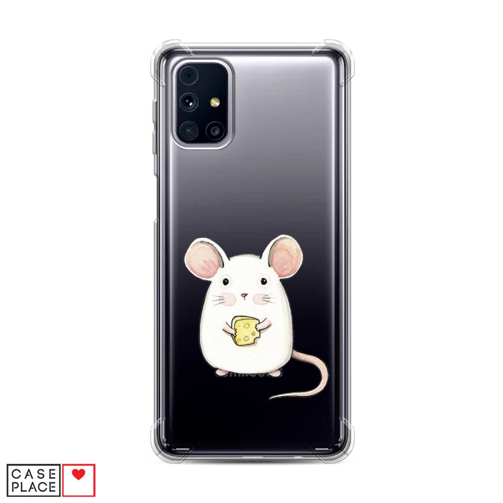

Чехол Awog на Samsung Galaxy M31s / Самсунг M31s "Мышка", Белый;розовый;прозрачный, 2101451-1