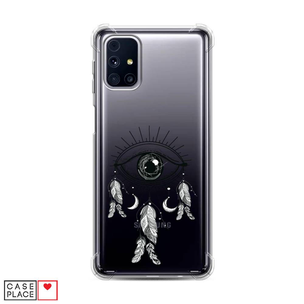 

Чехол Awog на Samsung Galaxy M31s / Самсунг M31s "Всевидящее око-ловец снов", Серый, 2101451-1