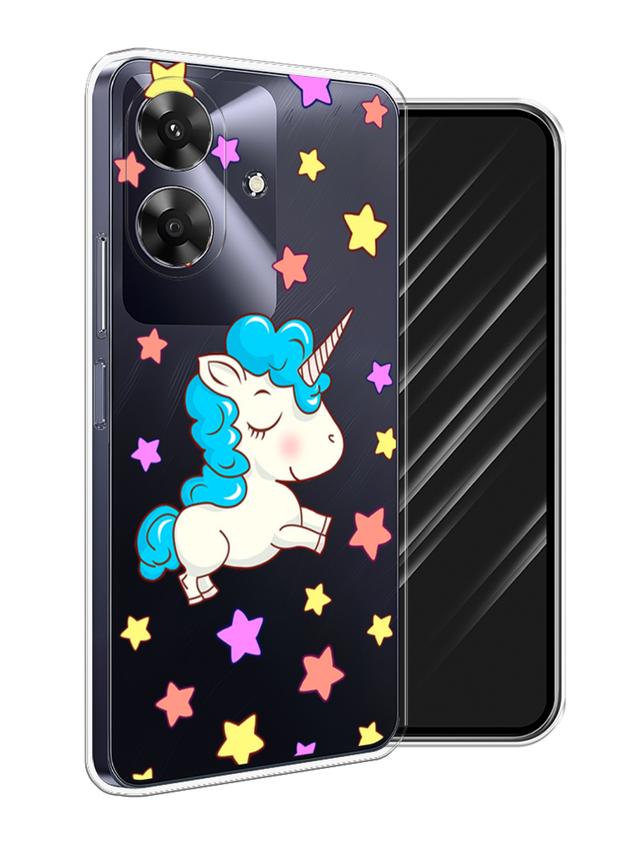 

Чехол Awog на Realme Note 60 "Звездный единорог", Голубой;фиолетовый;желтый, 2518550-1