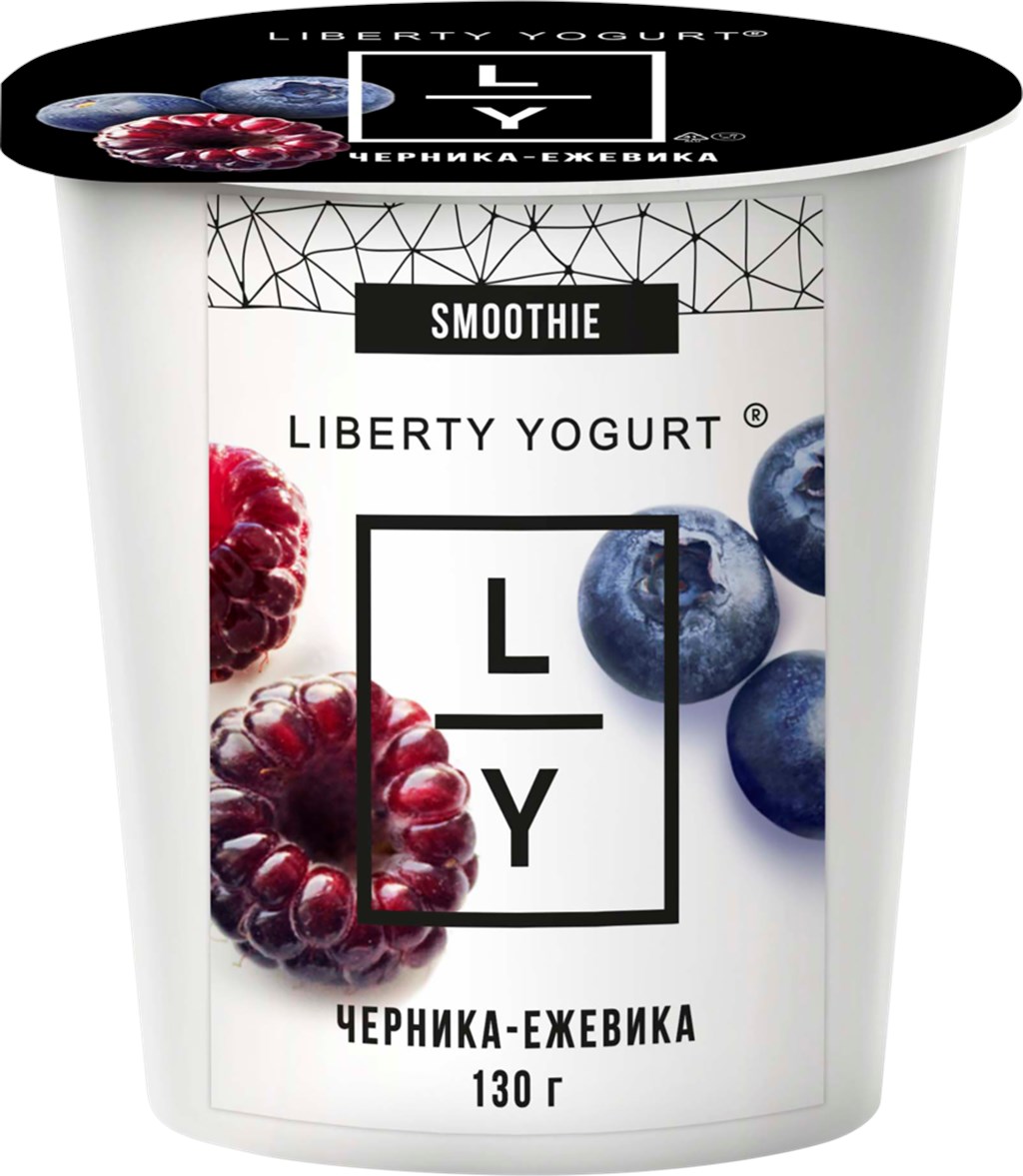 

Йогурт Liberty Yogurt с черникой и ежевикой 2,9% 130 г