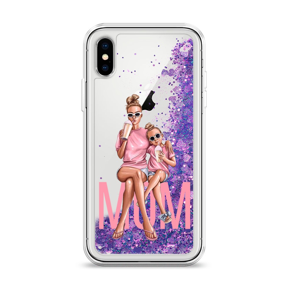 

Чехол Awog на Apple iPhone X (10) / Айфон X (10) "Lovely mom", Разноцветный, 11092-1