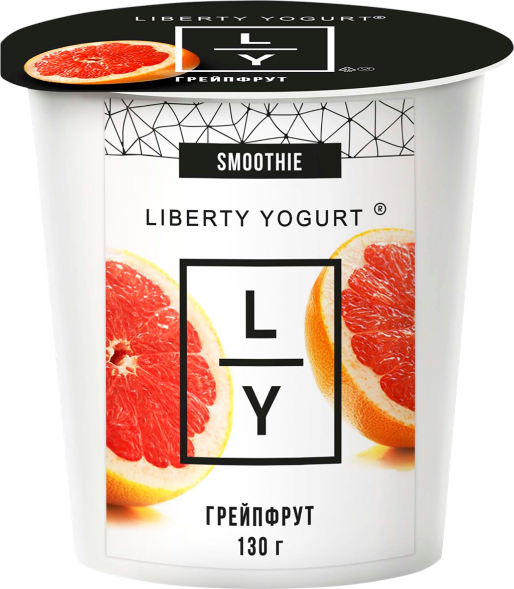 фото Йогурт liberty с грейпфрутом 2,9% 130 г