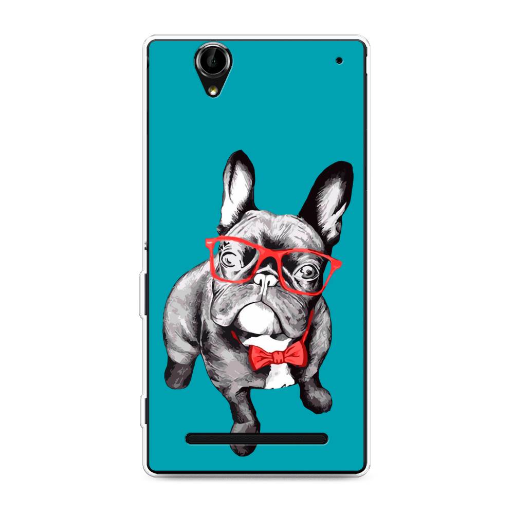 

Чехол на Sony Xperia T2 Ultra "Французский бульдог", 50950-1