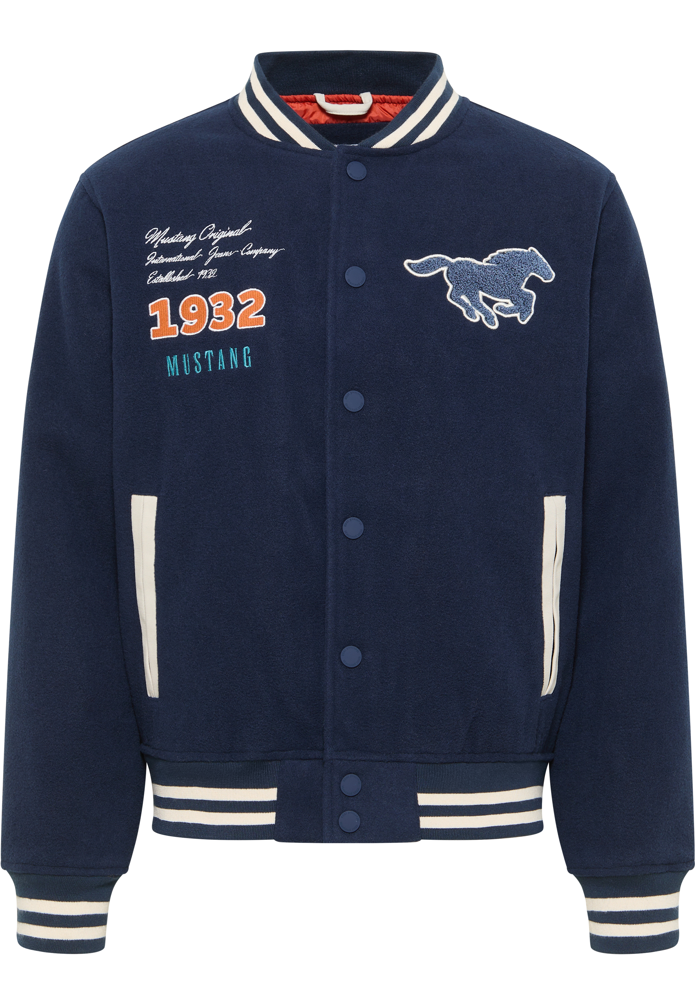 

Бомбер мужской Mustang 1014779-5334 синий L, 1014779-5334