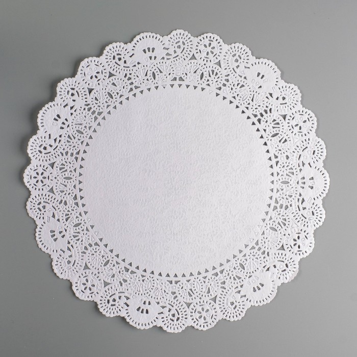 

Салфетка для торта, 30 см (250 шт), Белый