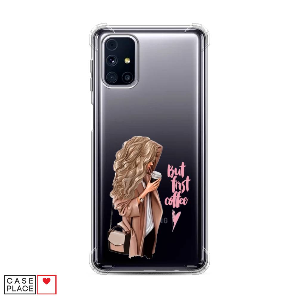 

Чехол Awog "Девушка с кофе" для Samsung Galaxy M31s