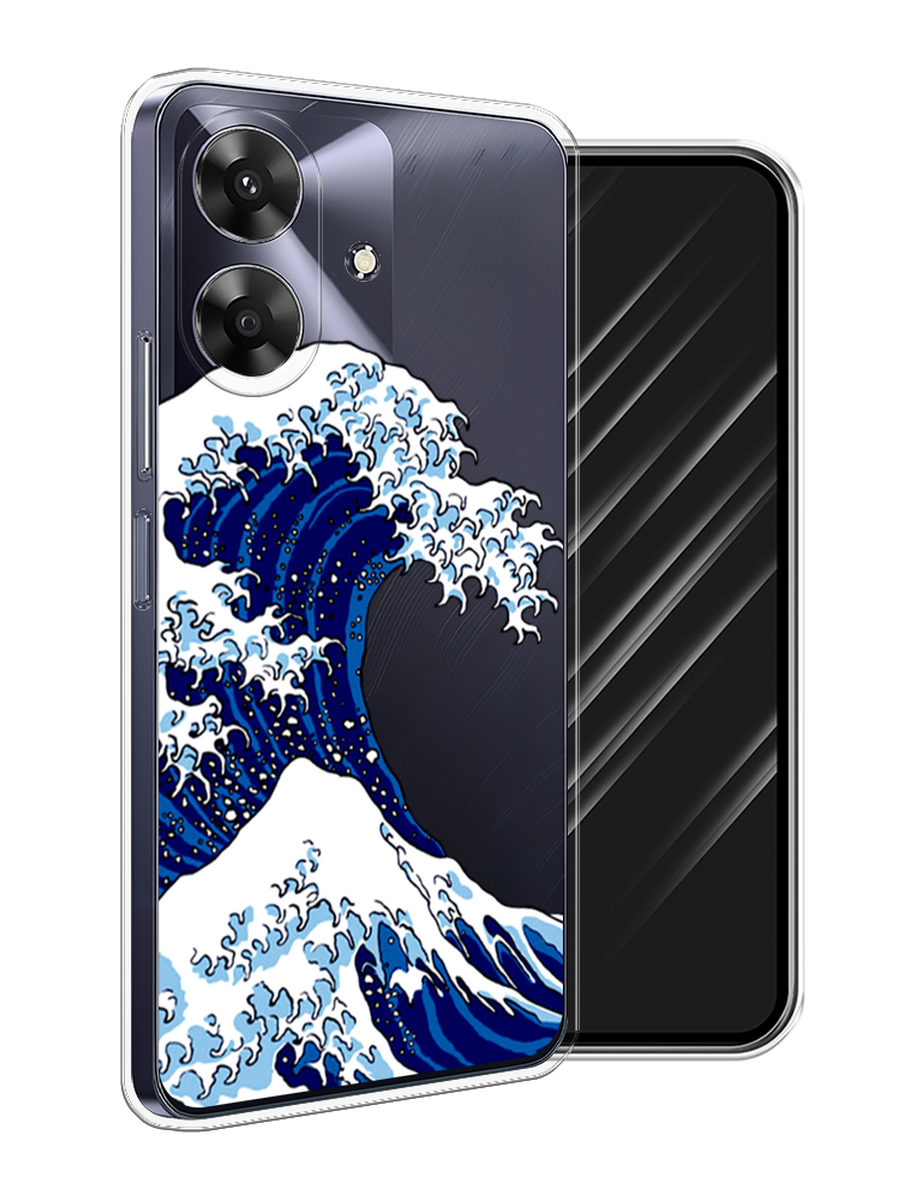 

Чехол Awog на Realme Note 60 "Волна в Канагаве", Синий;белый, 2518550-1
