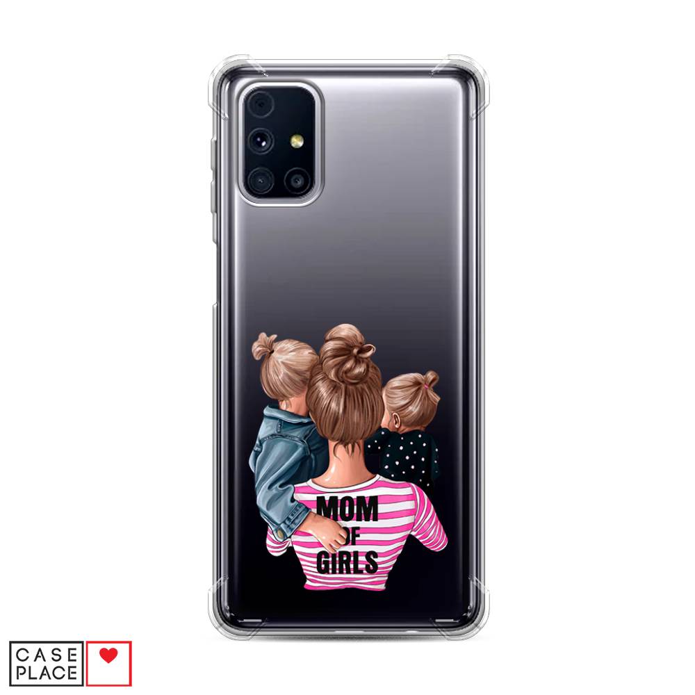 

Чехол Awog на Samsung Galaxy M31s / Самсунг M31s "Mom of Girls", Синий;розовый;черный, 2101451-1