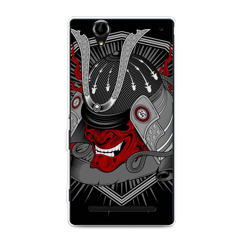 

Чехол на Sony Xperia T2 Ultra "Красная маска самурая", Белый;красный;черный, 50950-4