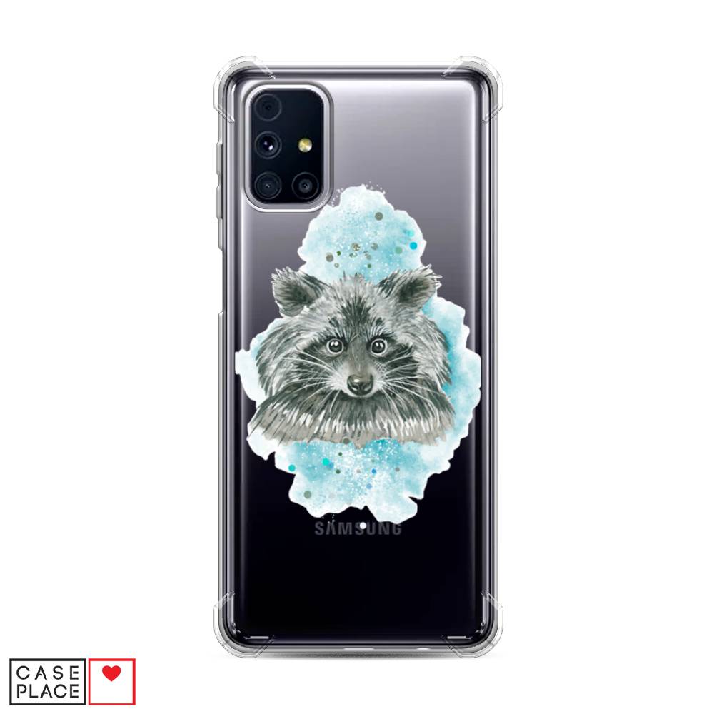 

Чехол Awog на Samsung Galaxy M31s / Самсунг M31s "Енот в голубом облаке", Голубой, 2101451-1