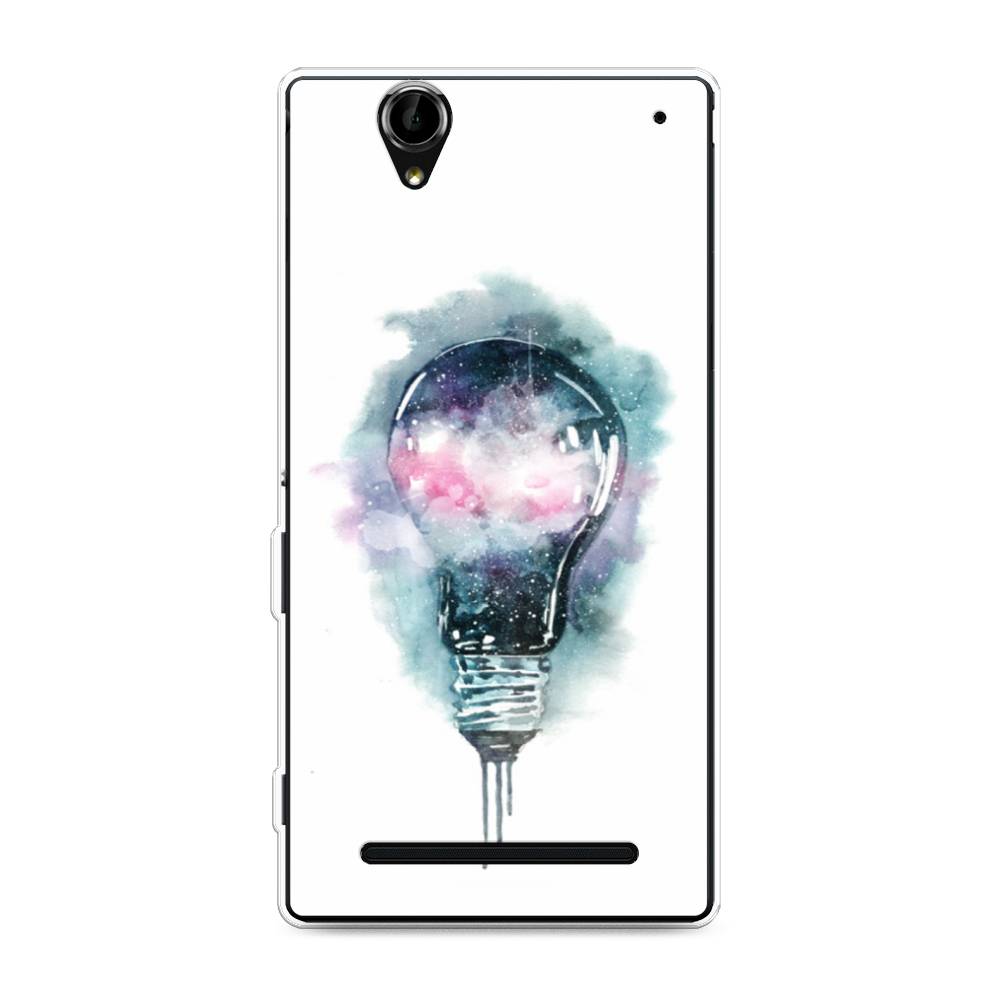 

Чехол на Sony Xperia T2 Ultra "Волшебная лампа", Белый;серый, 50950-4