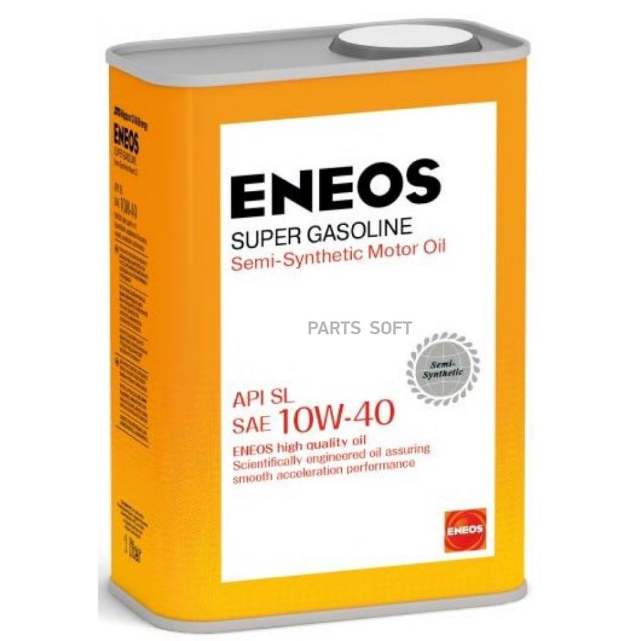 Моторное масло Eneos Super Gasoline Semi-Synthetic 10W40 0,946л