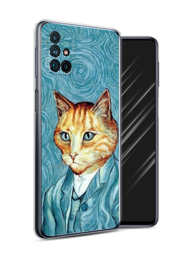 

Чехол Awog на Samsung Galaxy M31s / Самсунг M31s "Кот Ван Гог", Голубой;коричневый, 2101450-2