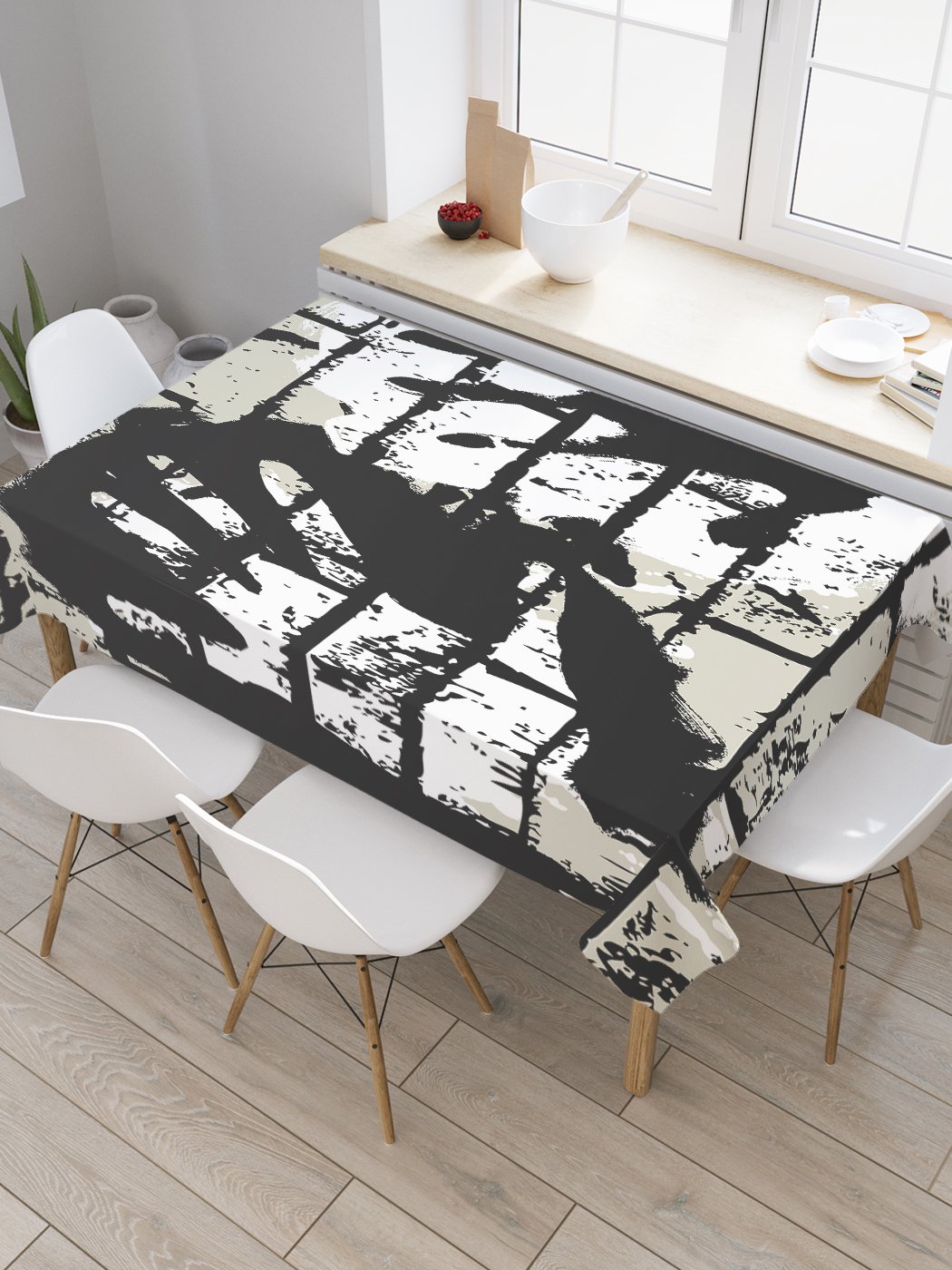 

Скатерть прямоугольная JoyArty "Отпечатка ладоней" из сатена, 180x145 см, Отпечатка ладоней