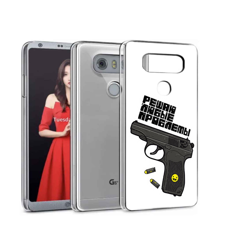 

Чехол MyPads Tocco для LG G5 пистолет против проблем, Прозрачный, Tocco