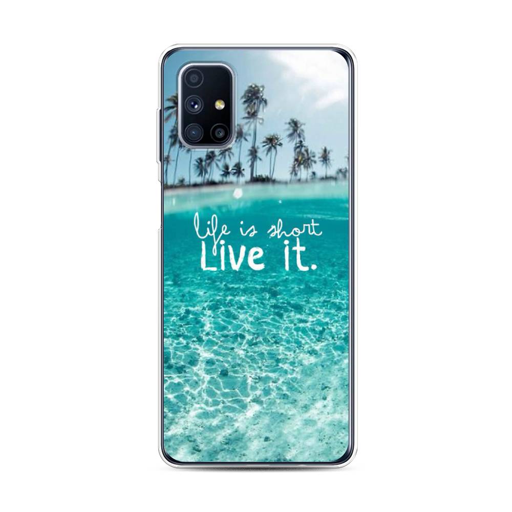 фото Чехол awog "live it" для samsung galaxy m31s