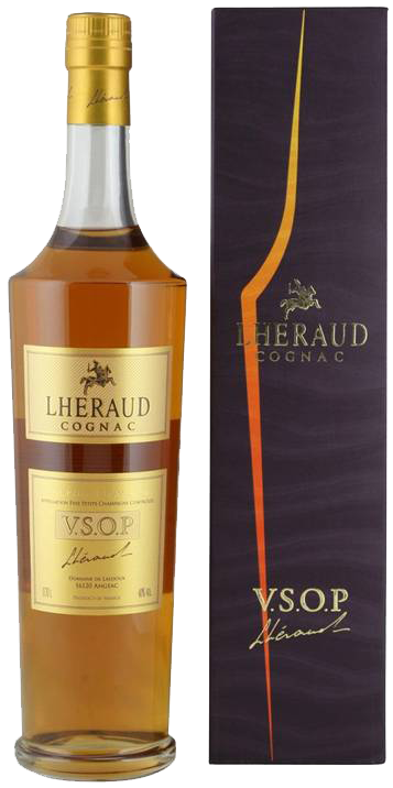 

Коньяк Lheraud Cognac VSOP, в подарочной упаковке
