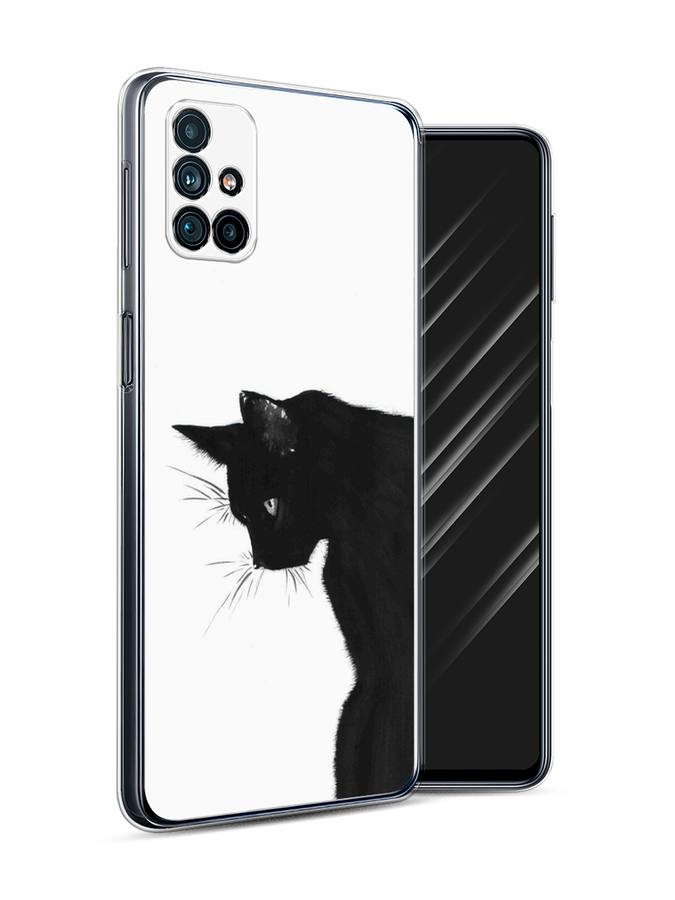 

Чехол Awog на Samsung Galaxy M31s / Самсунг M31s "Black cat", Черный;белый, 2101450-1