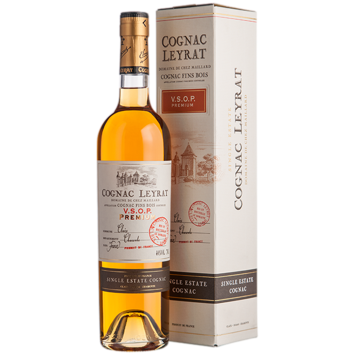 

Коньяк Leyrat Premium VSOP 0,7 л в подарочной упаковке