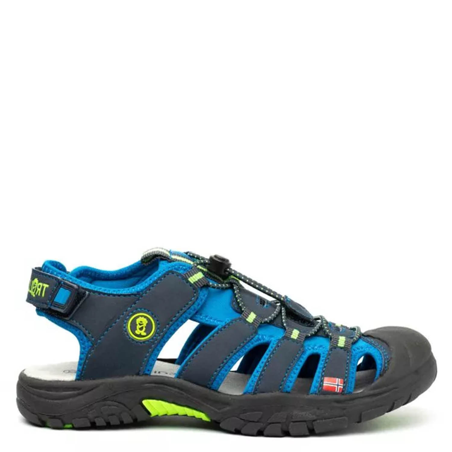 

Сандалии Trollkids Kids Kvalvika Sandal Navy-Viper Green 32, Синий, 194-100