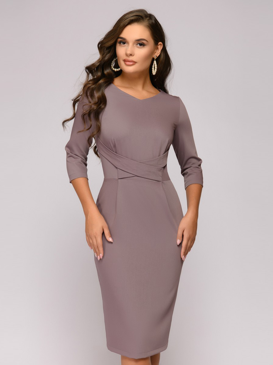 

Платье женское 1001dress DM01474MO серое 42 RU, DM01474MO