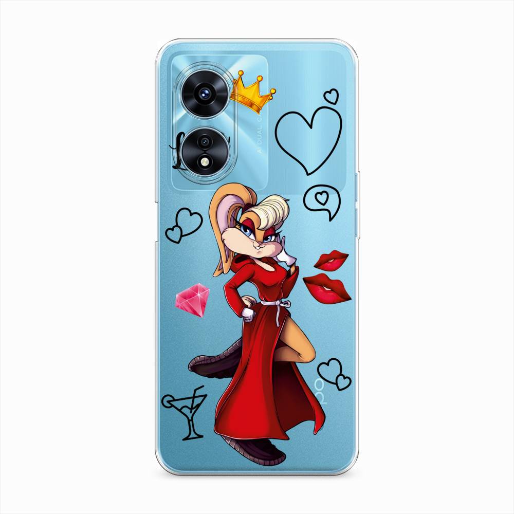 

Чехол на Oppo A97 "Rich Lola Bunny", Красный;бежевый;оранжевый, 2511050-6