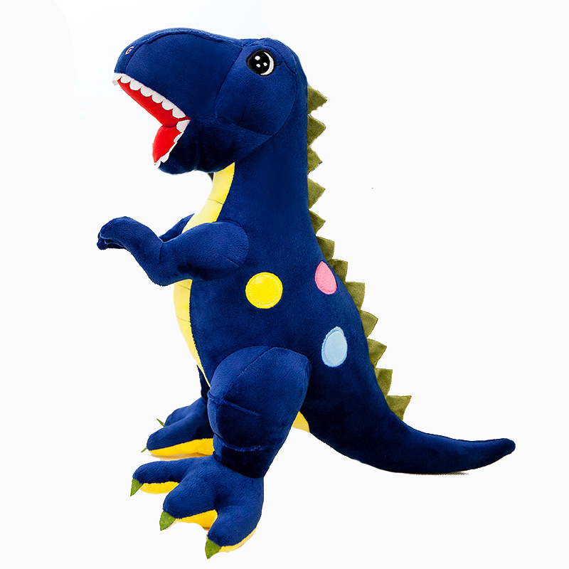 Мягкая игрушка SCWER TOYS Динозавр синий 70см.