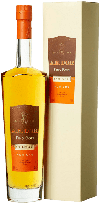 Коньяк A.E. Dor Pur Cru Fins Bois, в подарочной упаковке